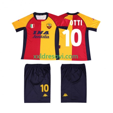 AS Roma TOTTI 10 2001 Retro Domaći Dječji Nogometni Dres